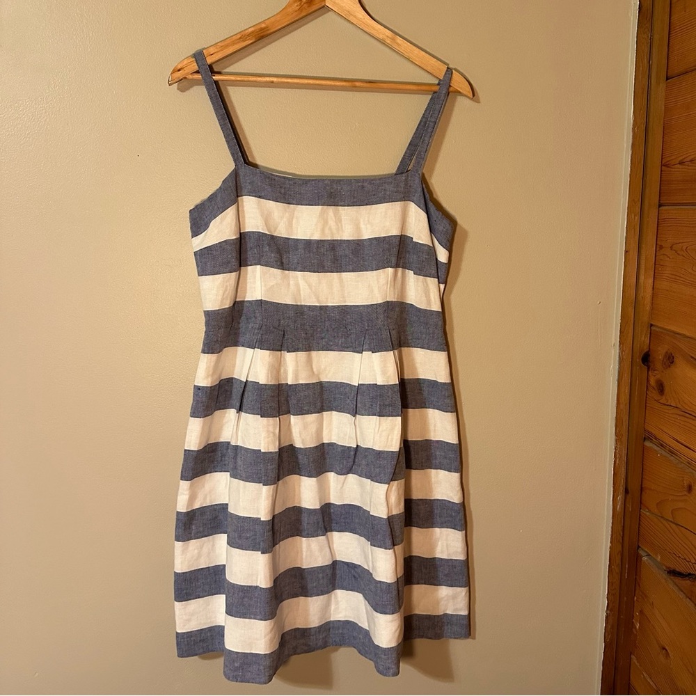 Loft cotton/linen blend dress
